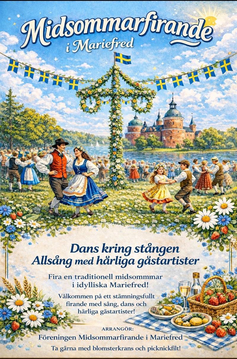 Midsommar i Mariefred