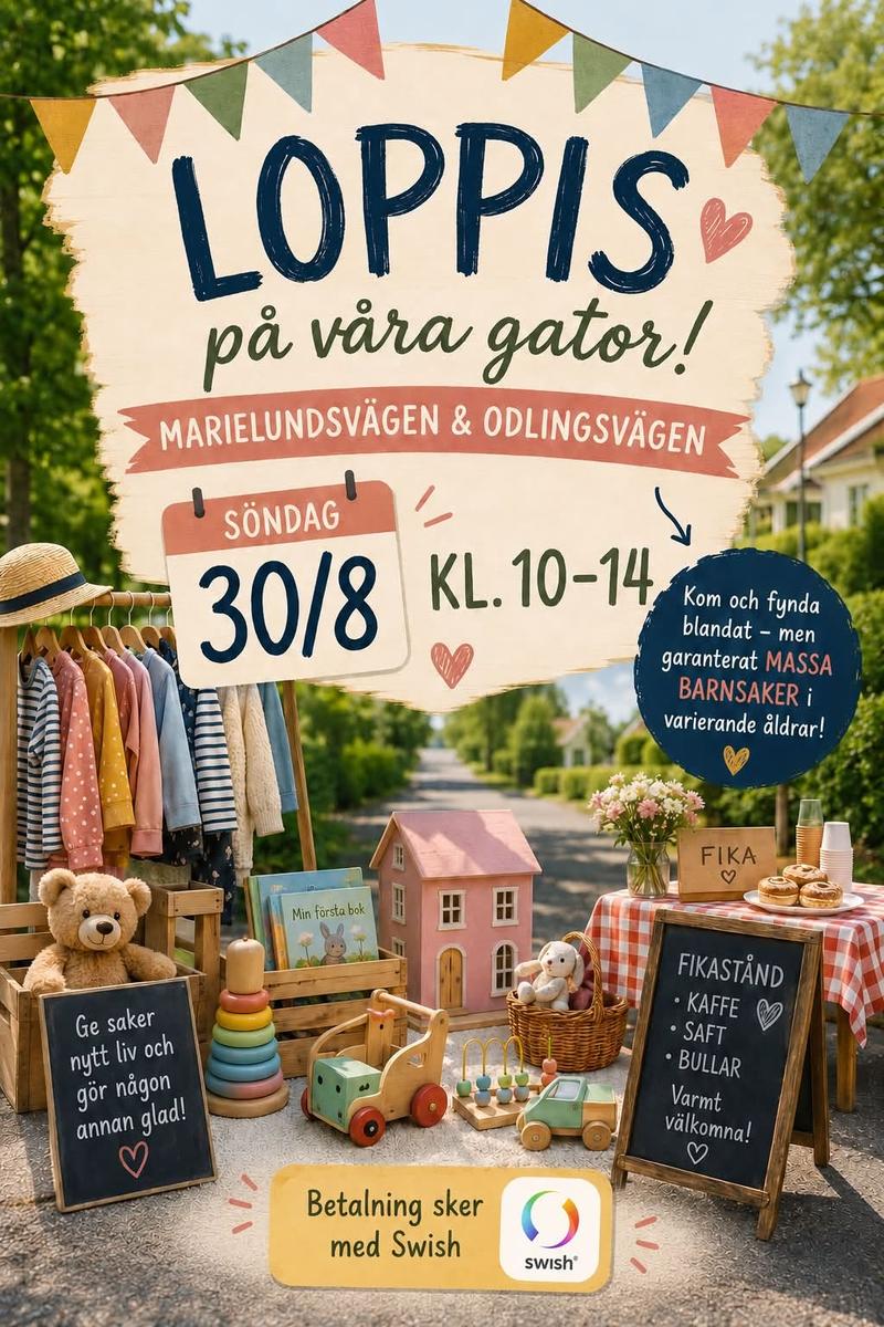 Loppis Odlingsvägen & Marielundsvägen