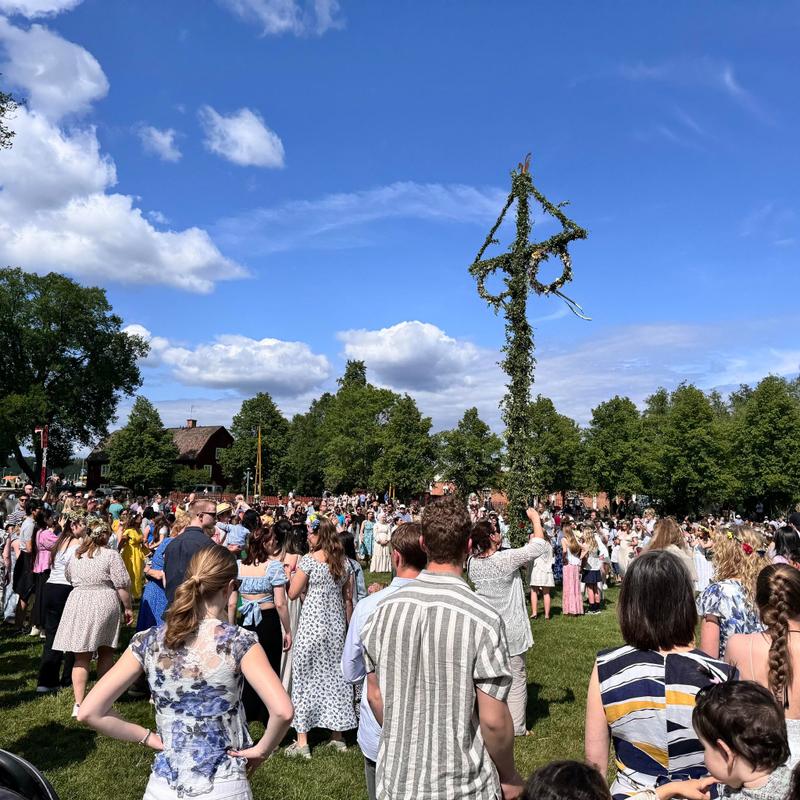 Midsommarfirande i Mariefred